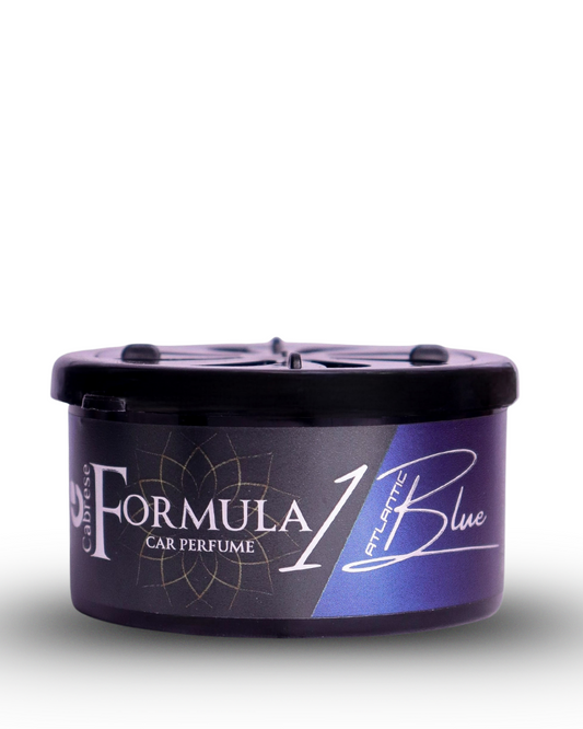 Cabrese Formula 1 Atlantic Blue Organic Block Car Perfumes | Eco-Friendly, Long-Lasting Car Air Freshener | Elegant Natural Fragrance, No-Spill Solid Design