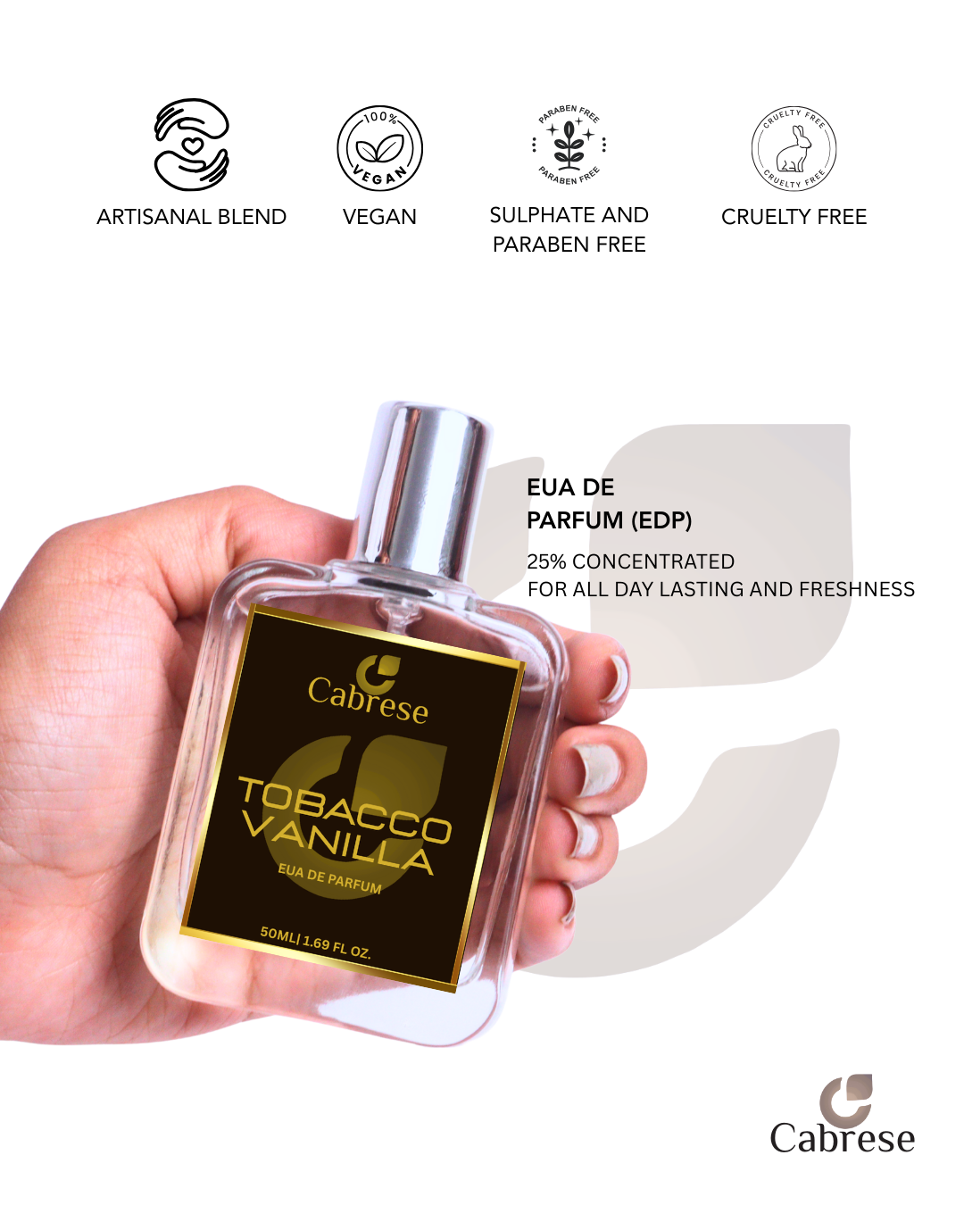 Cabrese Tobacco Vanilla Eua De Parfum (50ml)
