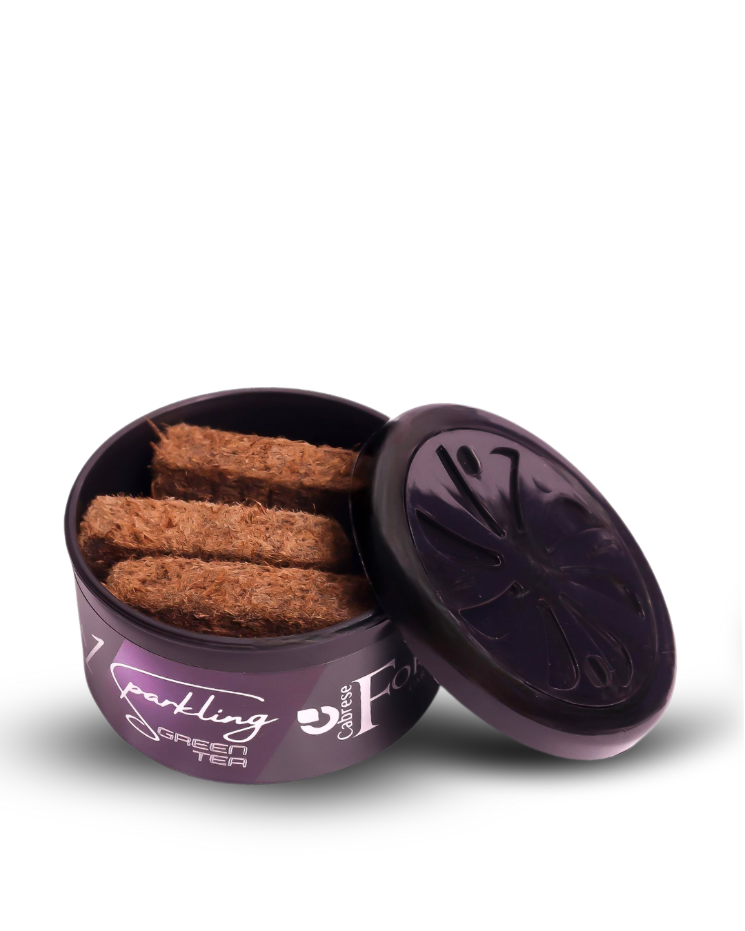 Cabrese Formula 1 Sparkling Green tea Organic Block Car Perfumes | Eco-Friendly, Long-Lasting Car Air Freshener | Elegant Natural Fragrance, No-Spill Solid Design