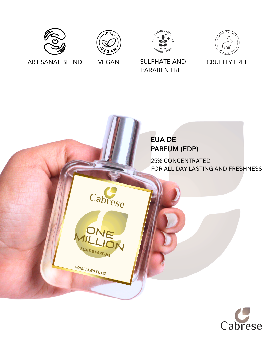 Cabrese One Million Eua De Parfum (50ml)