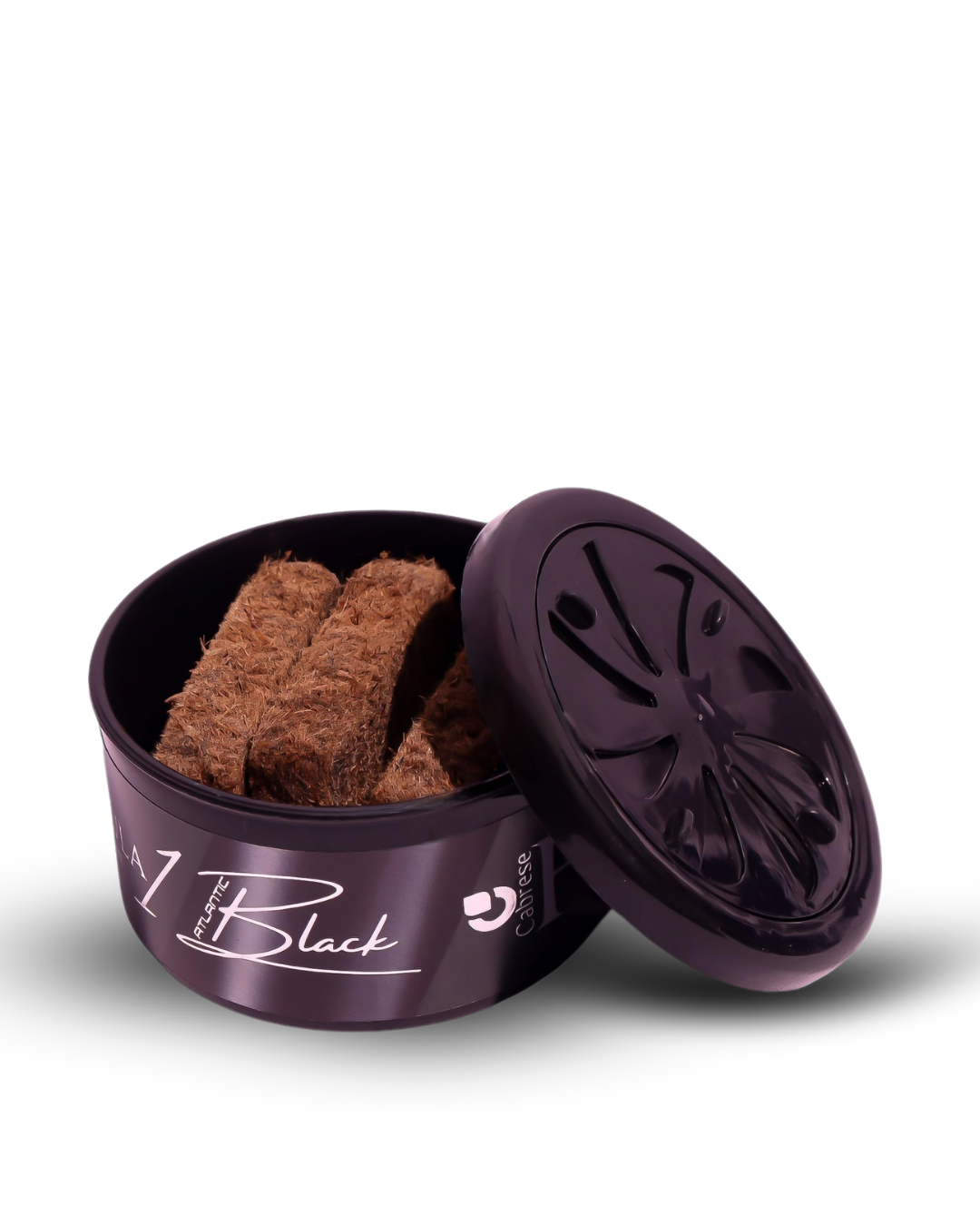 Cabrese Formula 1 Atlantic Black Organic Block Car Perfumes | Eco-Friendly, Long-Lasting Car Air Freshener | Elegant Natural Fragrance, No-Spill Solid Design