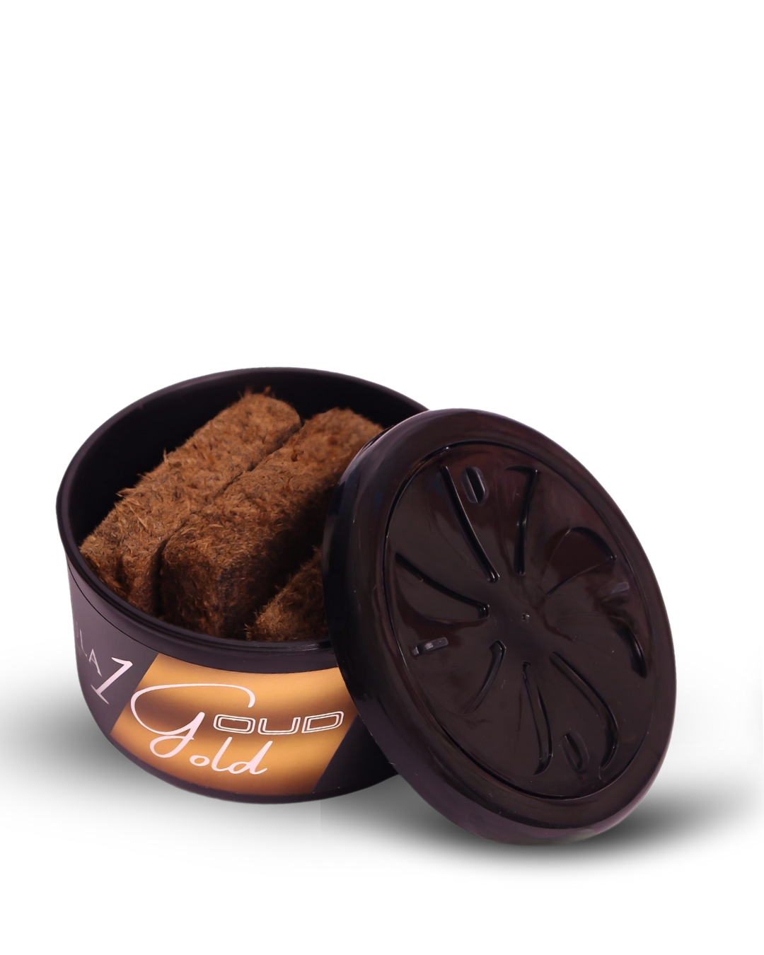 Cabrese Formula 1 Oud Gold Organic Block Car Perfumes | Eco-Friendly, Long-Lasting Car Air Freshener | Elegant Natural Fragrance, No-Spill Solid Design