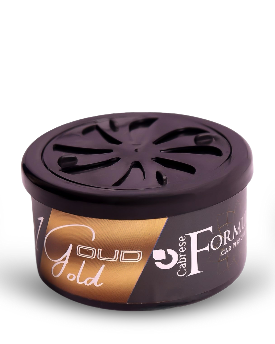 Cabrese Formula 1 Oud Gold Organic Block Car Perfumes | Eco-Friendly, Long-Lasting Car Air Freshener | Elegant Natural Fragrance, No-Spill Solid Design