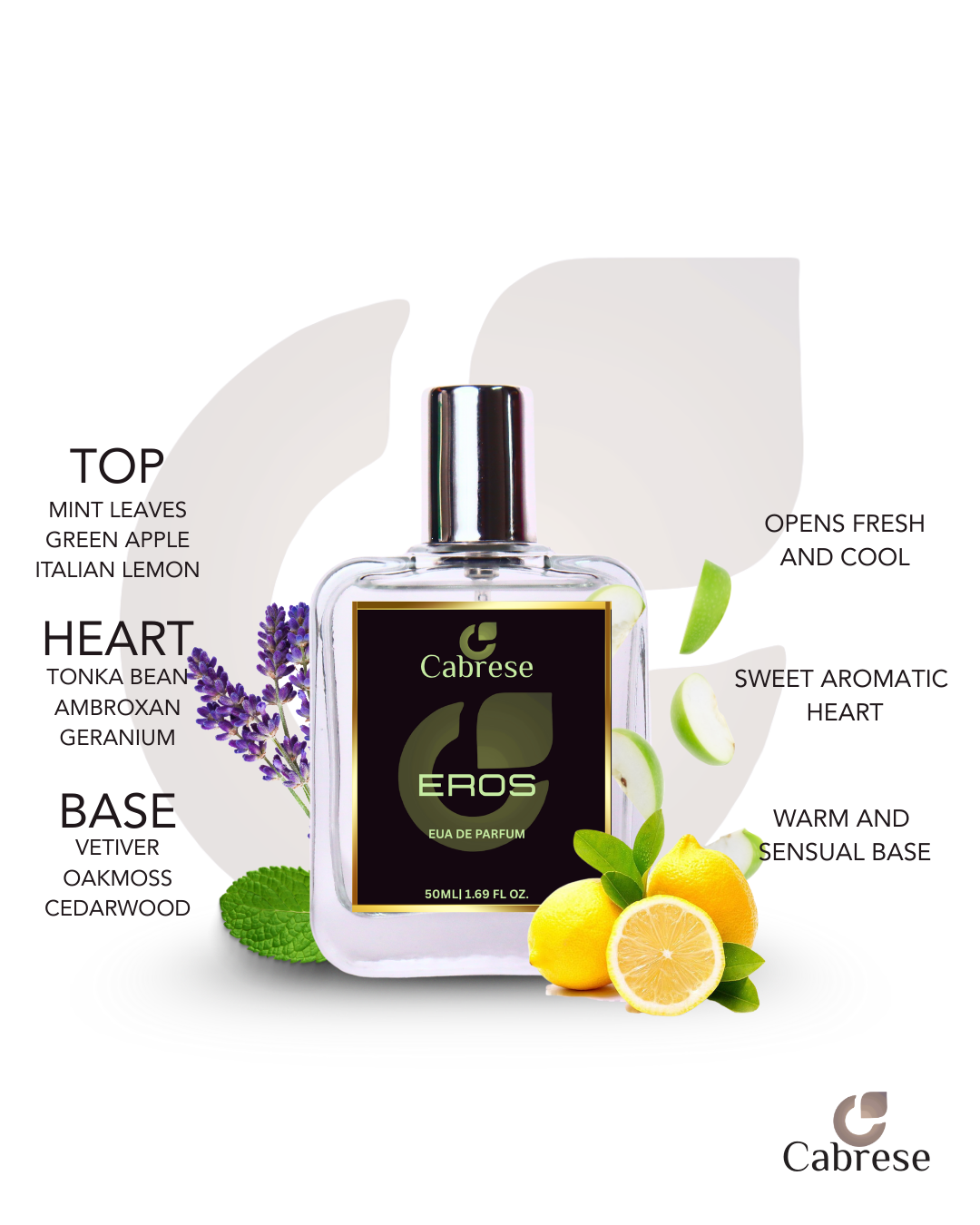 Cabrese Eros Eua De Parfum (50ml)