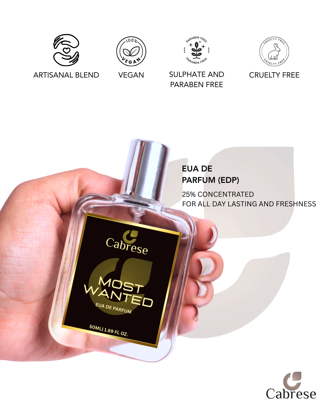 Cabrese Most Wanted Eua De Parfum (50ml)