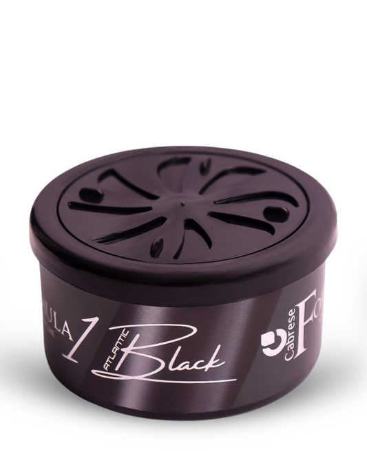 Cabrese Formula 1 Atlantic Black Organic Block Car Perfumes | Eco-Friendly, Long-Lasting Car Air Freshener | Elegant Natural Fragrance, No-Spill Solid Design