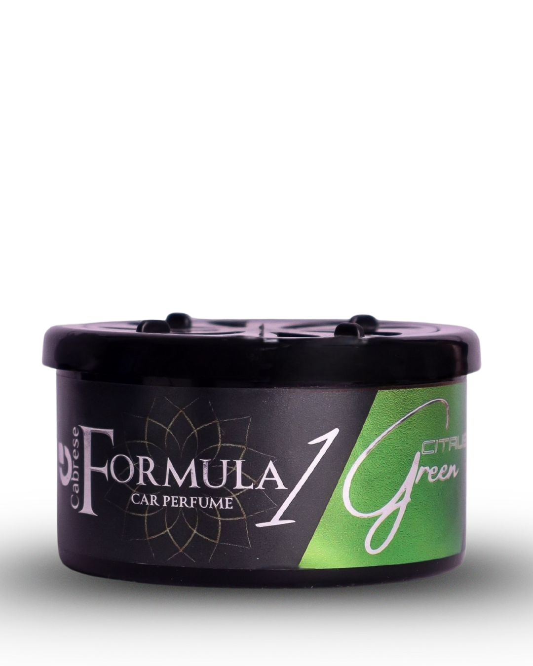 Cabrese Formula 1 Citrus Green Organic Block Car Perfumes | Eco-Friendly, Long-Lasting Car Air Freshener | Elegant Natural Fragrance, No-Spill Solid Design