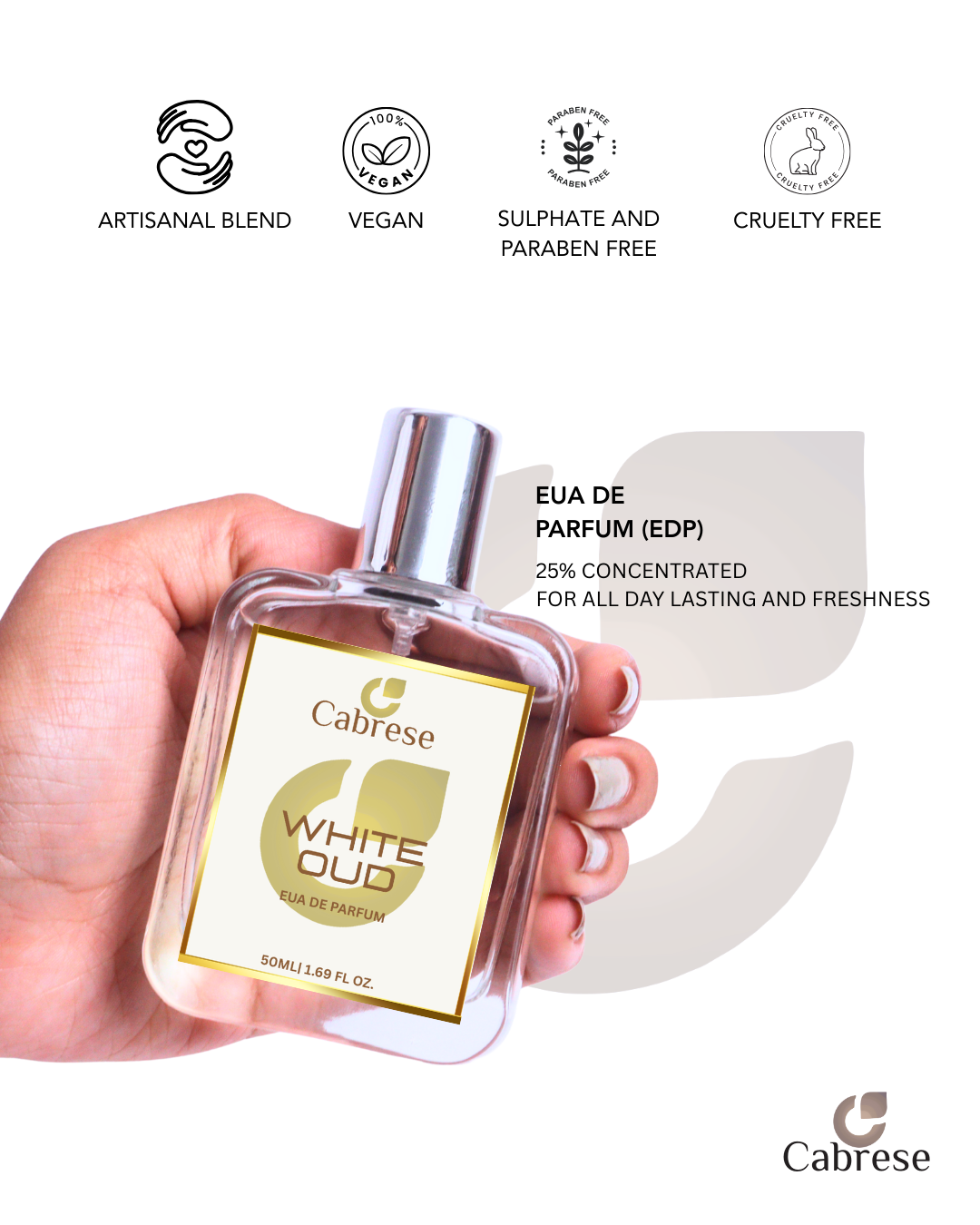 Cabrese White Oud Eua De Parfum (50ml)