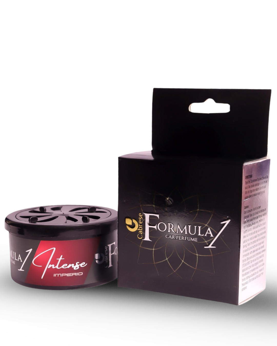 Cabrese Formula 1 Intense Imperio Organic Block Car Perfumes | Eco-Friendly, Long-Lasting Car Air Freshener | Elegant Natural Fragrance, No-Spill Solid Design