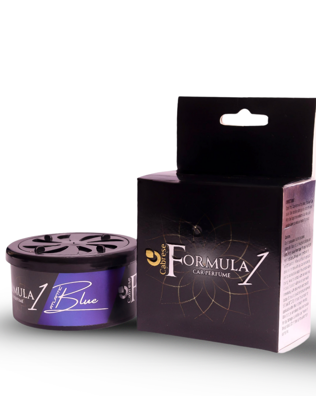 Cabrese Formula 1 Atlantic Blue Organic Block Car Perfumes | Eco-Friendly, Long-Lasting Car Air Freshener | Elegant Natural Fragrance, No-Spill Solid Design