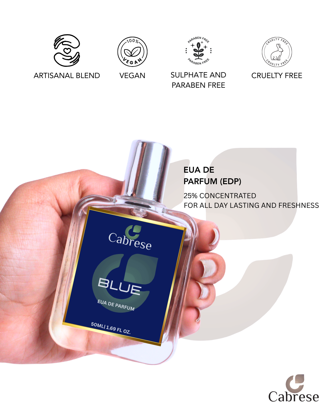 Cabrese Blue Eua De Parfum (50ml)